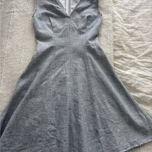 Rebecca Taylor Elegant Blue Cotton Dress